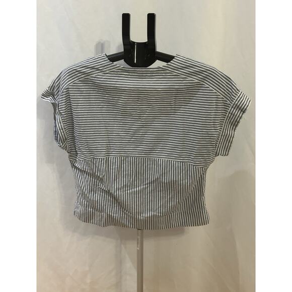 Madewell Blue/White Striped Blouse size S - Picture 2 of 3